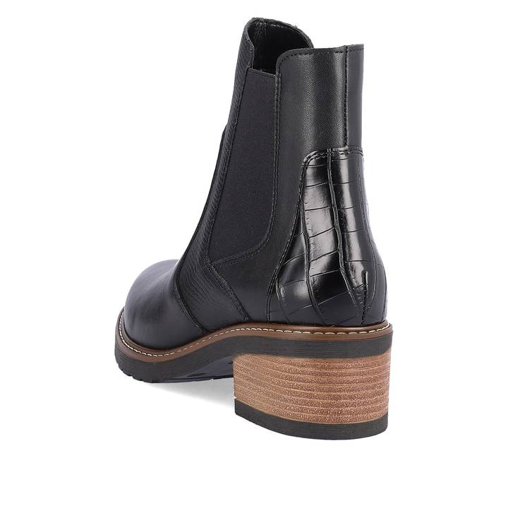 Remonte Artikelnummer D1A71-01 remonte Damen Chelsea Boots mitternachtsschwarz Fabrik Onlineshop