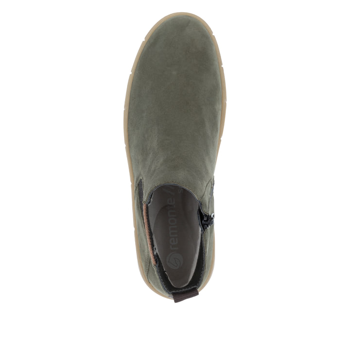 Remonte Artikelnummer D1T71-54 remonte Damen Chelsea Boots armeegrün Online Shopping