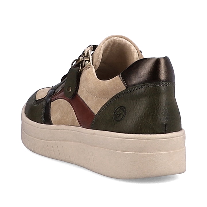 Remonte Artikelnummer D0J01-54 remonte Damen Sneaker khakigrün-beige Osterangebot