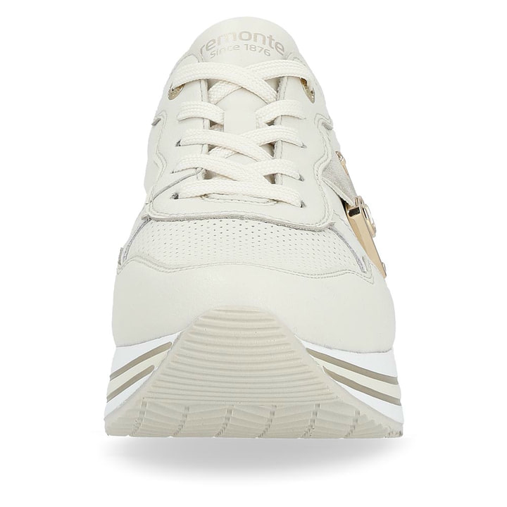 Remonte Artikelnummer D1322-60 remonte Damen Sneaker altweiß-metallic Jubiläumsangebot