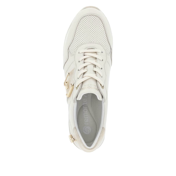 Remonte Artikelnummer D1322-60 remonte Damen Sneaker altweiß-metallic Jubiläumsangebot