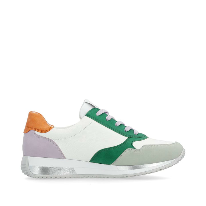 Remonte Artikelnummer D0H01-83 remonte Damen Sneaker weiß-grün-orange Lagerräumung