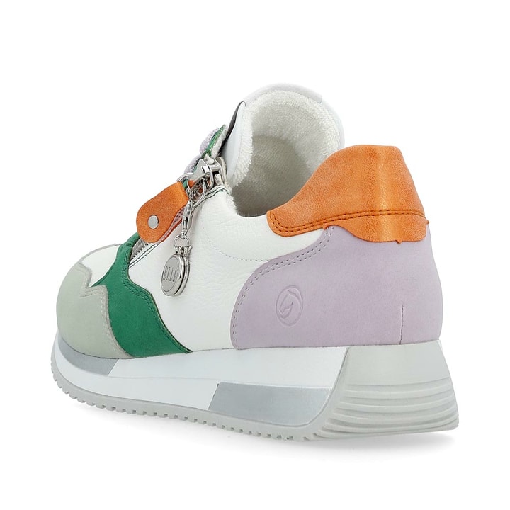 Remonte Artikelnummer D0H01-83 remonte Damen Sneaker weiß-grün-orange Lagerräumung