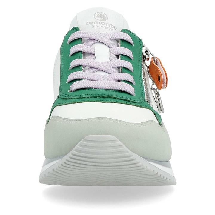 Remonte Artikelnummer D0H01-83 remonte Damen Sneaker weiß-grün-orange Lagerräumung