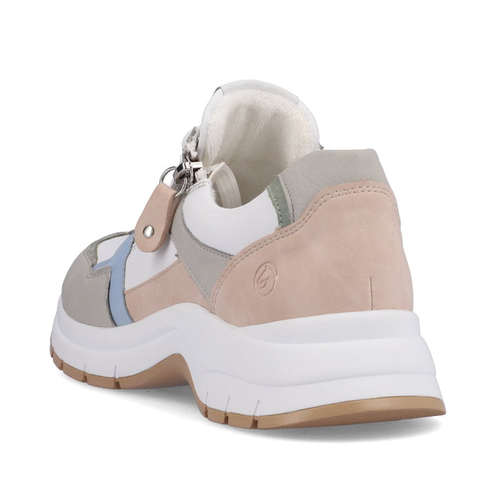 Remonte Artikelnummer D0G02-80 remonte Damen Sneaker reinweiß-altrosa-eisblau Bestseller