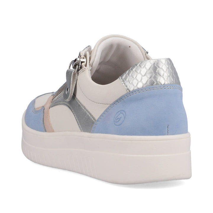 Remonte Artikelnummer D0J01-82 remonte Damen Sneaker macciatoweiß-eisblau-altrosa Kauf eins, bekomm eins gratis