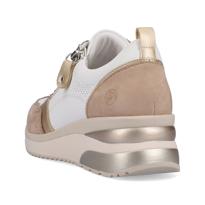 Remonte Artikelnummer D2409-81 remonte Damen Sneaker reinweiß-vanillebeige Tägliche Deals