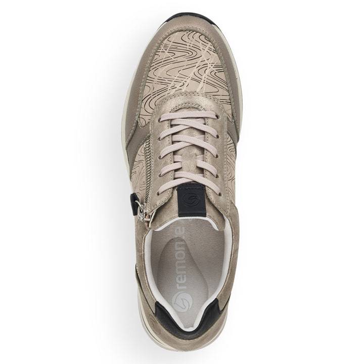 Remonte Artikelnummer D2400-60 remonte Damen Sneaker hellbeige-metallic Sonderangebote