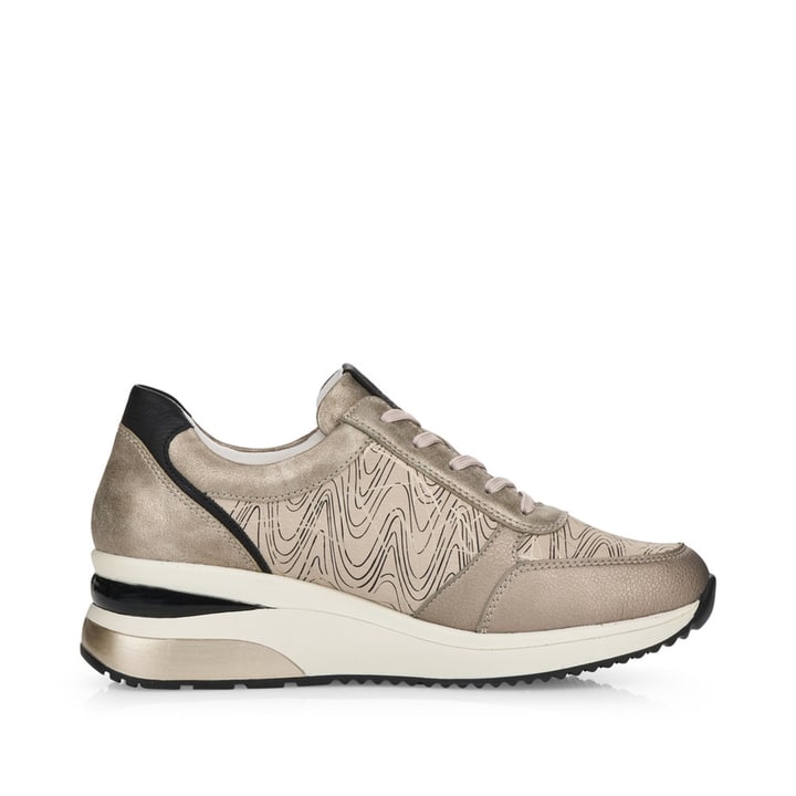 Remonte Artikelnummer D2400-60 remonte Damen Sneaker hellbeige-metallic Sonderangebote
