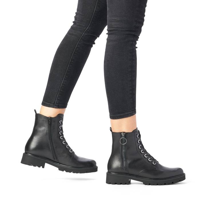 Remonte Artikelnummer D8671-01 remonte Damen Schnürstiefel mattschwarz Bis zu 55% Rabatt