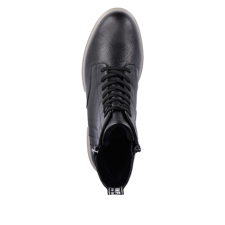 Remonte Artikelnummer D8975-03 remonte Damen Schnürstiefel asphaltschwarz 50% Rabatt mit kostenlosem Versand