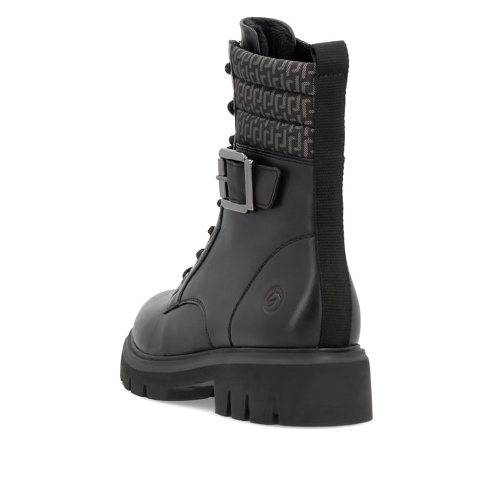 Remonte Artikelnummer D1W71-03 remonte Damen Schnürstiefel tiefschwarz Fabrikladen