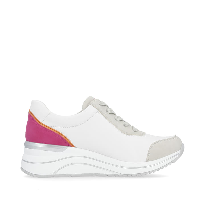 Remonte Artikelnummer D0T01-81 remonte Damen Sneaker staubgrau-magenta zollfrei