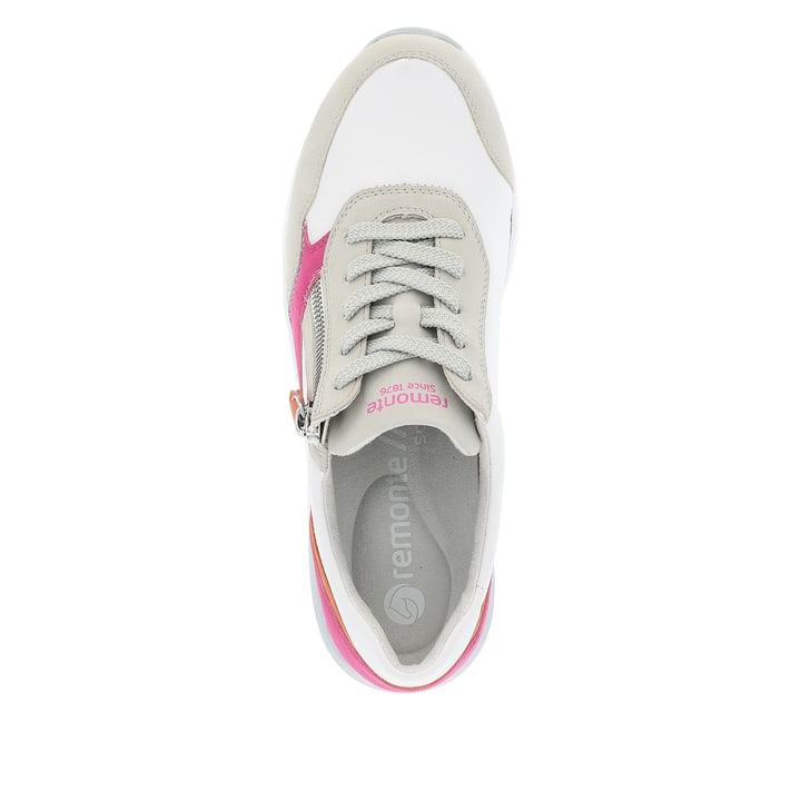 Remonte Artikelnummer D0T01-81 remonte Damen Sneaker staubgrau-magenta zollfrei