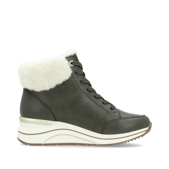 Remonte Artikelnummer D0T77-52 remonte Damen Schnürstiefel tannengrün im Angebot