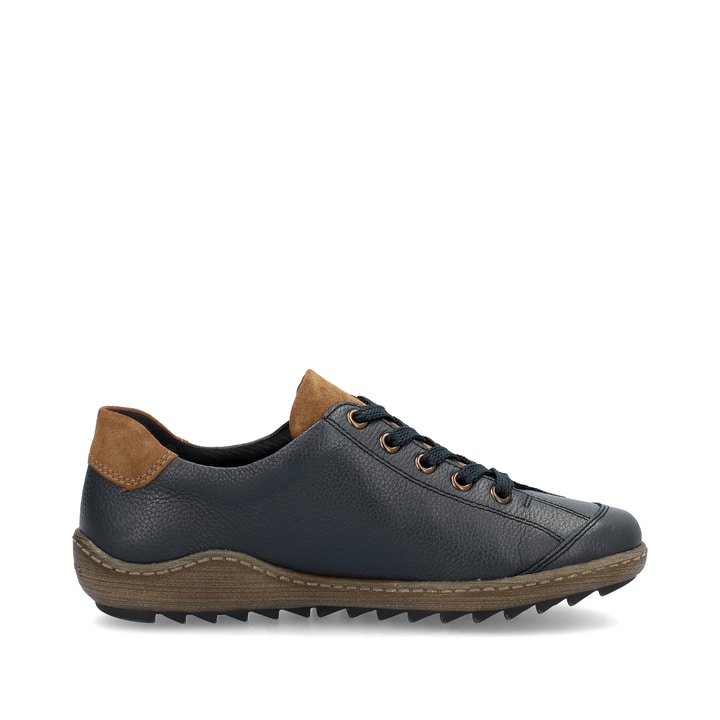 Remonte Artikelnummer R1402-16 remonte Damen Schnürschuhe königsblau-nougatbraun Schlussverkauf