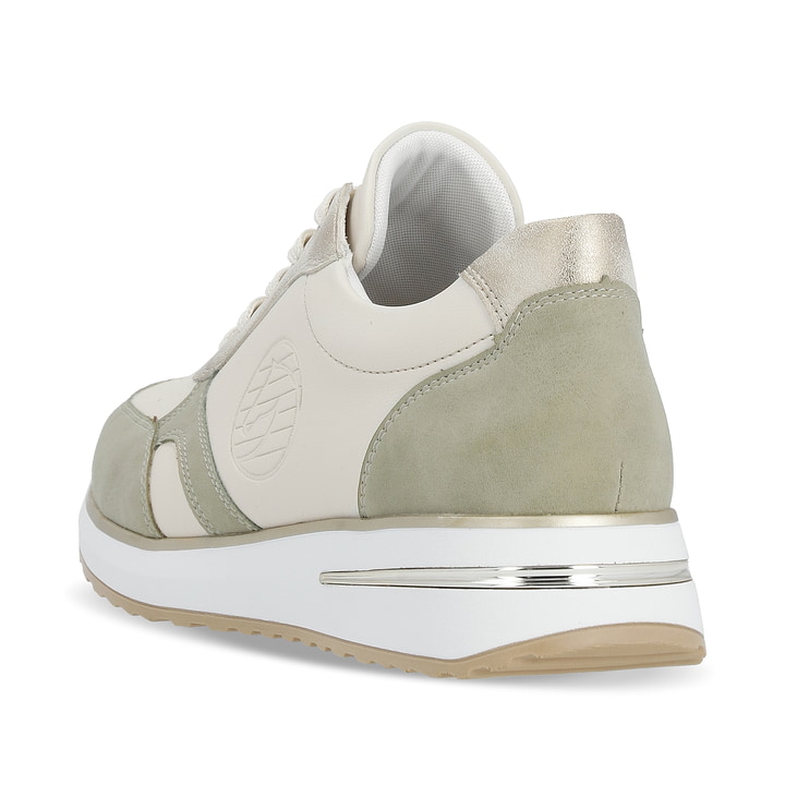 Remonte Artikelnummer D1G03-81 remonte Damen Sneaker vanilleweiß-khakigrün Rabatt