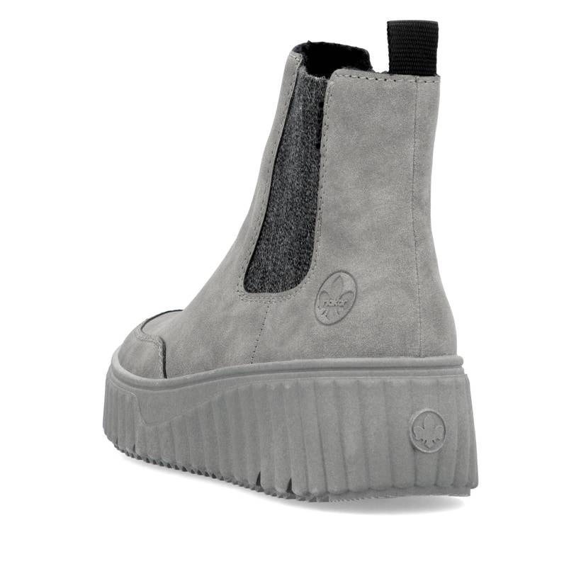 Rieker Artikelnummer N2553-40 Rieker Damen Chelsea Boots mondgrau Exklusive Angebote
