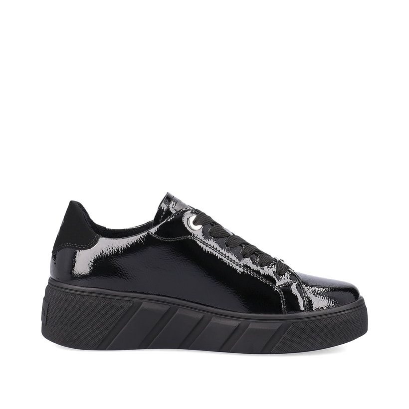 Rieker Artikelnummer W0501-00 Rieker Damen Sneaker Low mattschwarz Blitzangebot