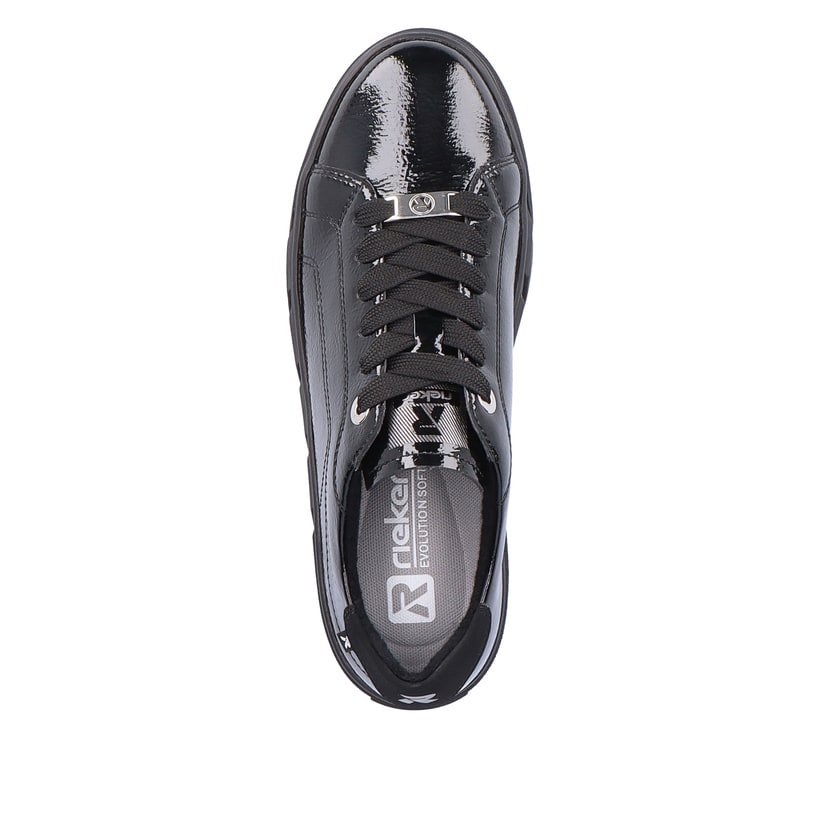 Rieker Artikelnummer W0501-00 Rieker Damen Sneaker Low mattschwarz Blitzangebot
