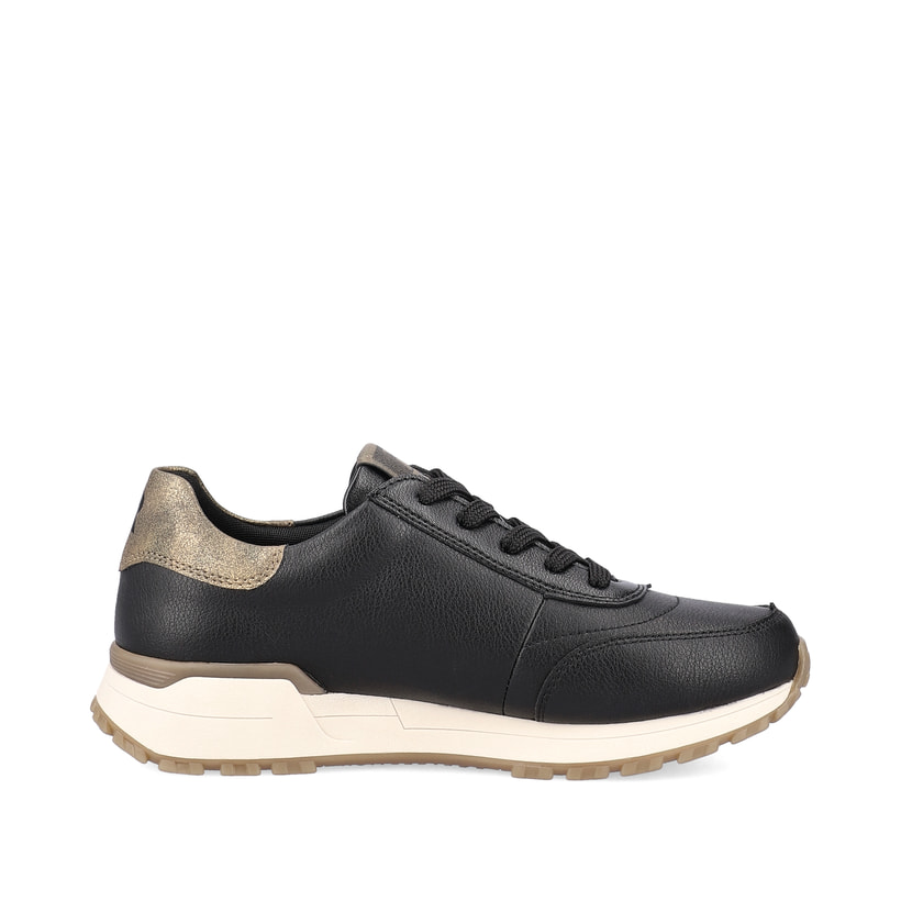 Rieker Artikelnummer W0604-00 Rieker Damen Sneaker Low urbanschwarz-bronze Bestseller