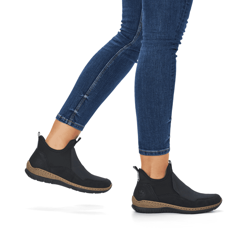 Rieker Artikelnummer N3275-00 Rieker Damen Chelsea Boots tiefschwarz Räumungsverkauf