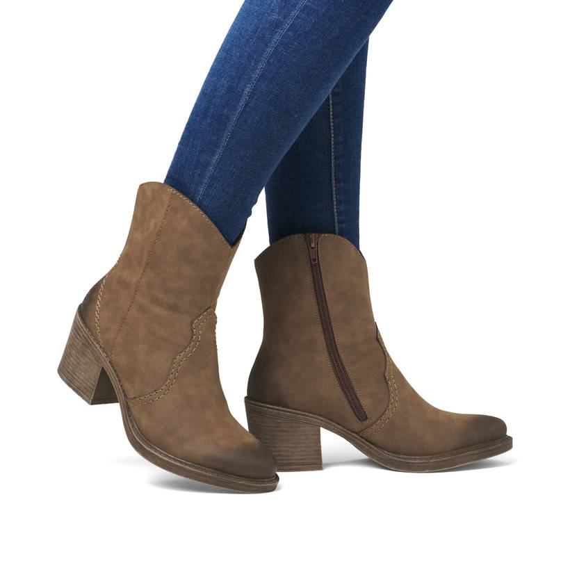 Rieker Artikelnummer Y1251-24 Rieker Damen Stiefeletten holzbraun Kauf eins, bekomm eins gratis
