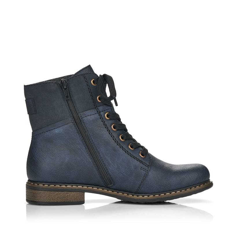 Rieker Artikelnummer 71242-15 Rieker Damen Schnürstiefel ozeanblau Riesige Ersparnisse
