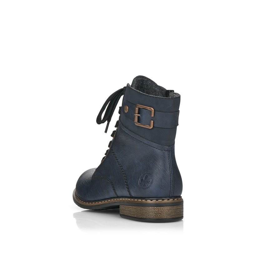 Rieker Artikelnummer 71242-15 Rieker Damen Schnürstiefel ozeanblau Riesige Ersparnisse