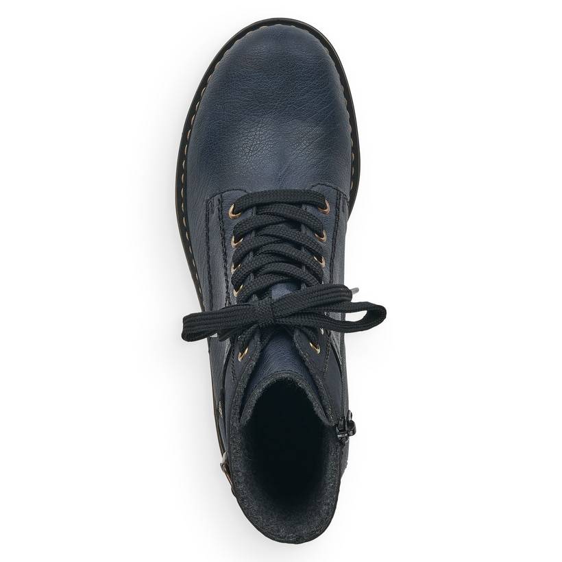 Rieker Artikelnummer 71242-15 Rieker Damen Schnürstiefel ozeanblau Riesige Ersparnisse