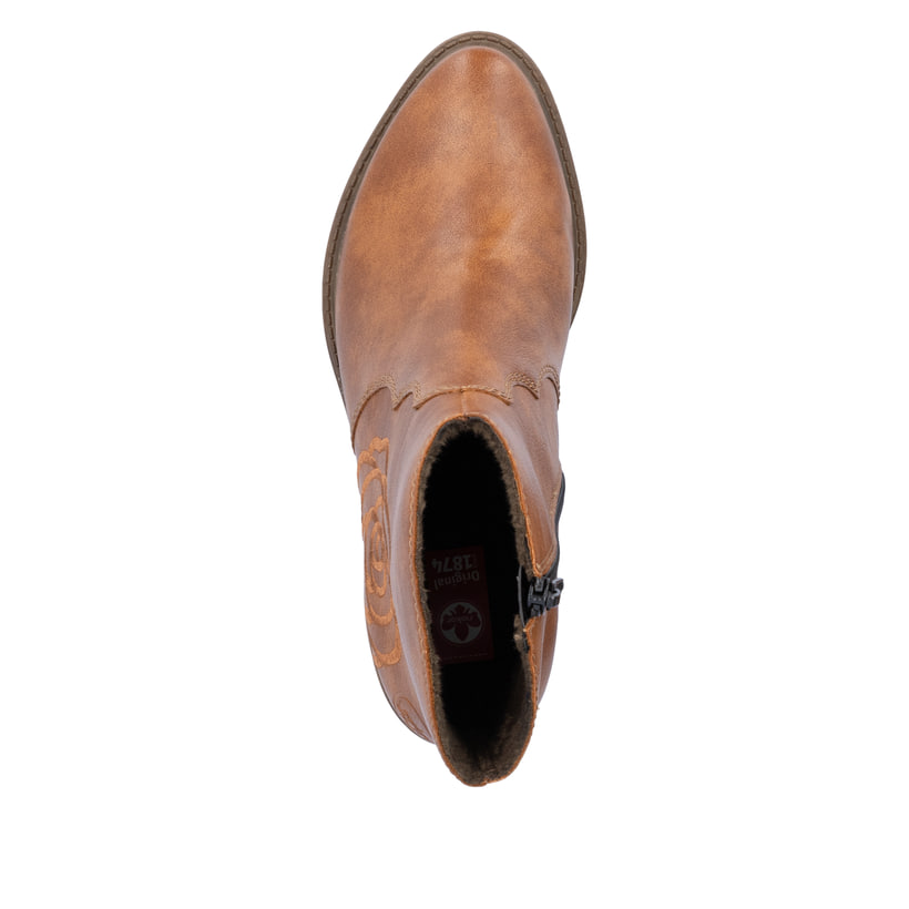Rieker Artikelnummer Y1250-24 Rieker Damen Stiefeletten nougatbraun Super Sparpreis