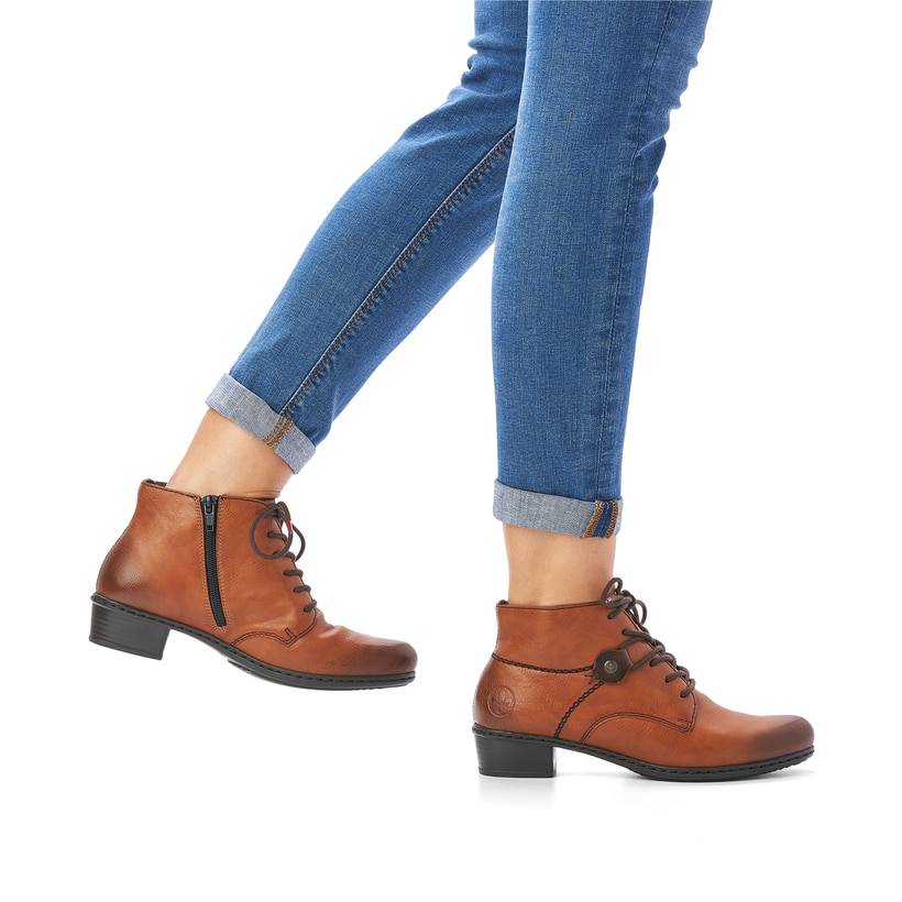 Rieker Artikelnummer Y0742-24 Rieker Damen Stiefeletten karamellbraun Wochenangebot