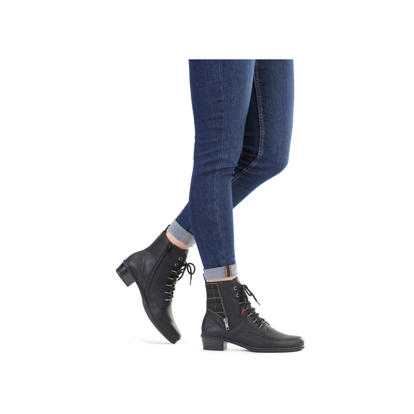 Rieker Artikelnummer Y0700-01 Rieker Damen Stiefeletten tiefschwarz Begrenzte Freigabe
