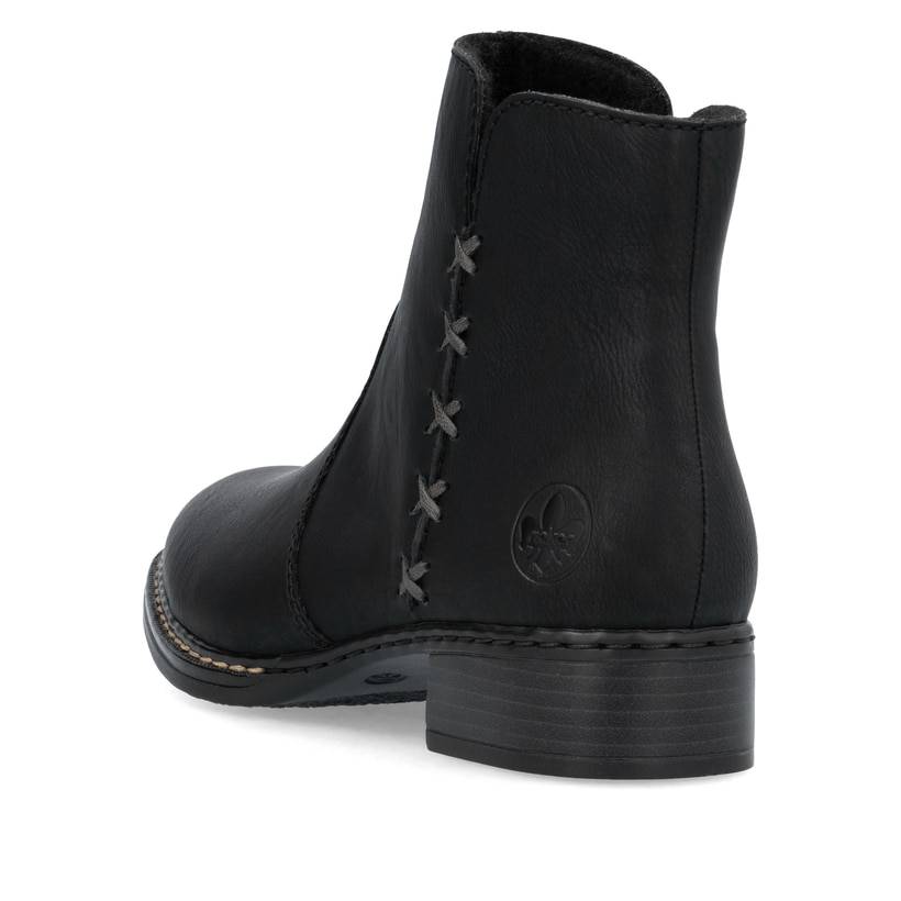 Rieker Artikelnummer 73475-00 Rieker Damen Stiefeletten graphitschwarz Letzte 3 Tage