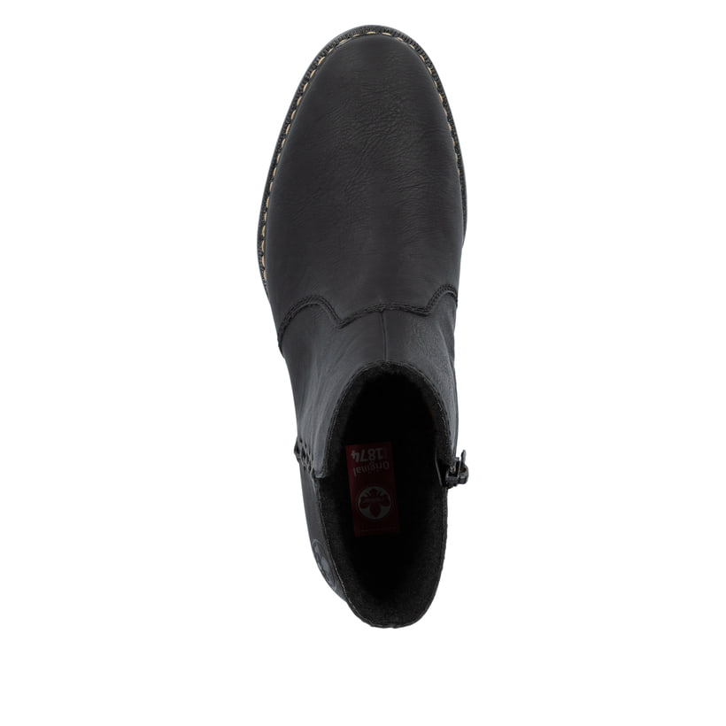 Rieker Artikelnummer 73475-00 Rieker Damen Stiefeletten graphitschwarz Letzte 3 Tage