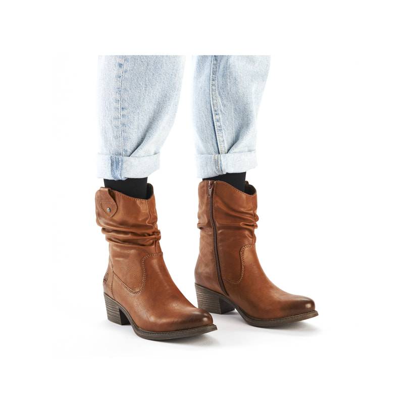 Rieker Artikelnummer 73170-24 Rieker Damen Stiefeletten karamellbraun Letzter Tag