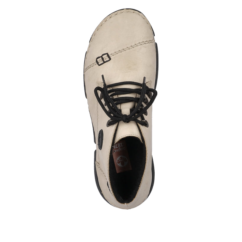 Rieker Artikelnummer 45902-60 Rieker Damen Schnürschuhe cremebeige Zeitbegrenzte Promotion