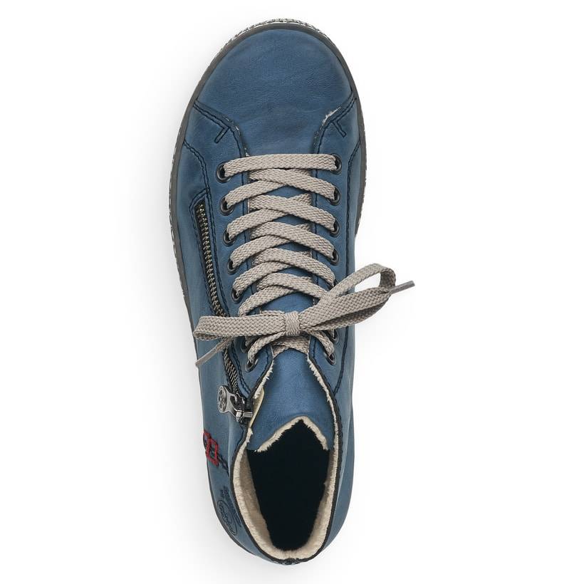 Rieker Artikelnummer Z1221-14 Rieker Damen Schnürschuhe azurblau Bis zu 60% Rabatt