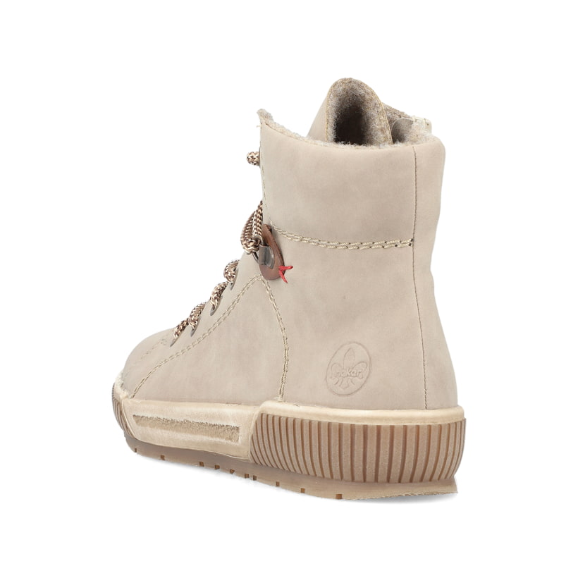 Rieker Artikelnummer N0730-64 Rieker Damen Schnürstiefel cremebeige Bis zu 65% Rabatt