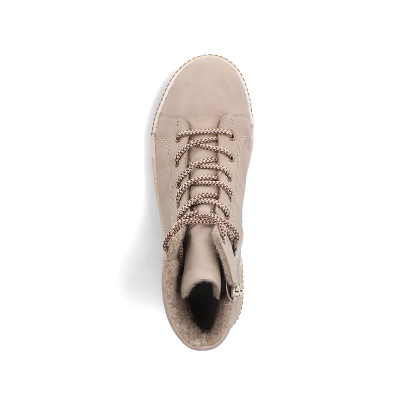 Rieker Artikelnummer N0730-64 Rieker Damen Schnürstiefel cremebeige Bis zu 65% Rabatt