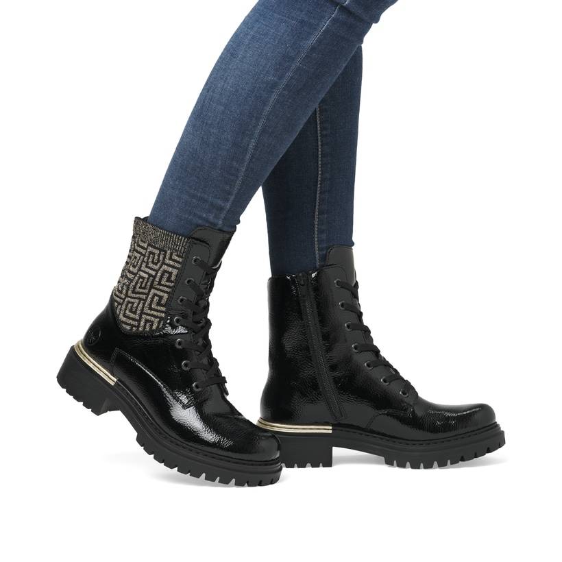 Rieker Artikelnummer 72607-00 Rieker Damen Stiefeletten urbanschwarz Nur für heute