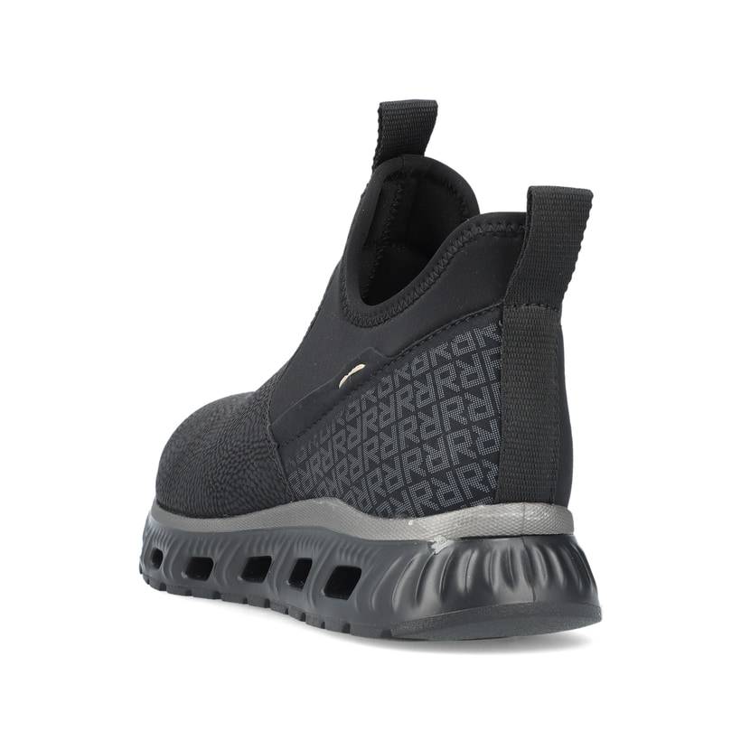 Rieker Artikelnummer M6053-00 Rieker Damen Slipper graphitschwarz Sonderangebot der Fabrik
