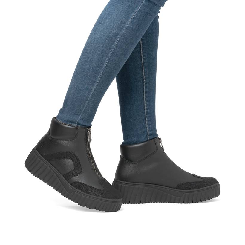 Rieker Artikelnummer N2551-00 Rieker Damen Kurzstiefel nachtschwarz Discount Store für neue Produkte