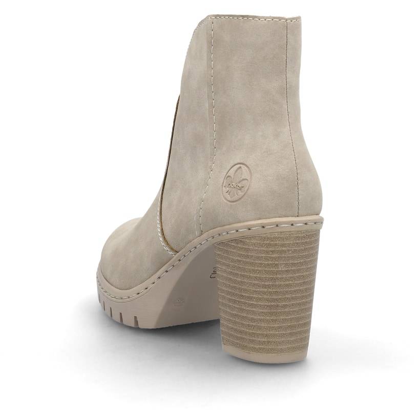 Rieker Artikelnummer Y2553-60 Rieker Damen Stiefeletten hellbeige Super Rabatt