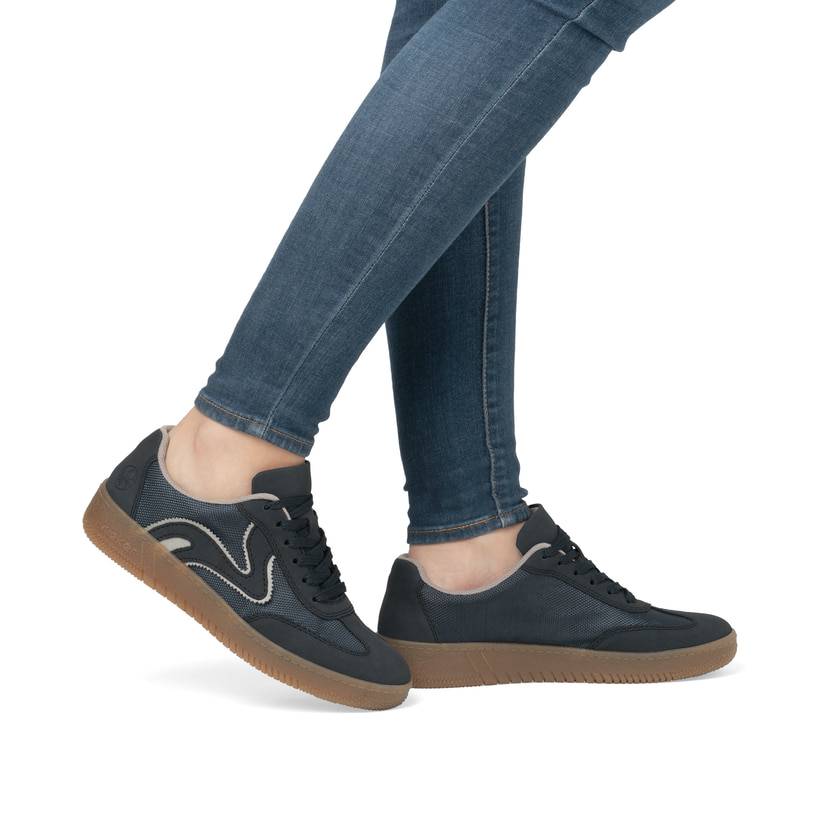 Rieker Artikelnummer M5512-14 Rieker Damen Sneaker Low royalblau 50% Rabatt mit kostenlosem Versand