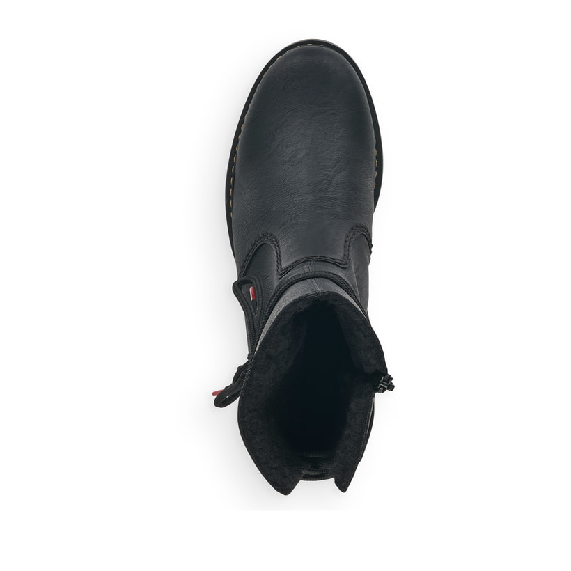 Rieker Artikelnummer Z68M1-01 Rieker Damen Kurzstiefel mattschwarz Kostenloser Versand international