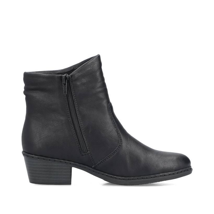 Rieker Artikelnummer 75556-00 Rieker Damen Kurzstiefel urbanschwarz Fabrikladen