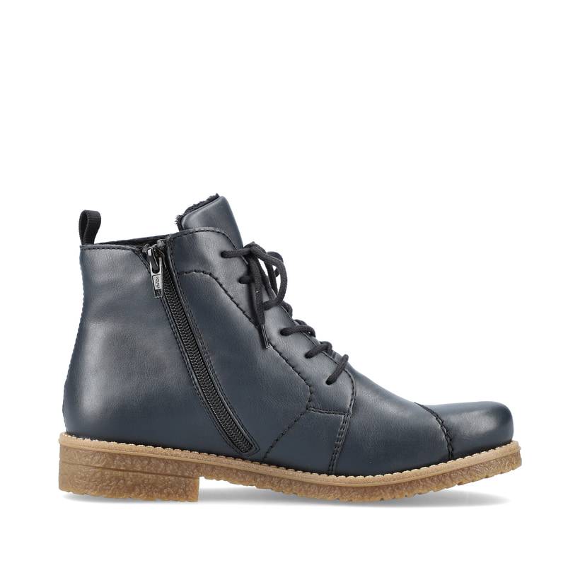 Rieker Artikelnummer 73500-14 Rieker Damen Schnürstiefel marineblau Black Friday Preise