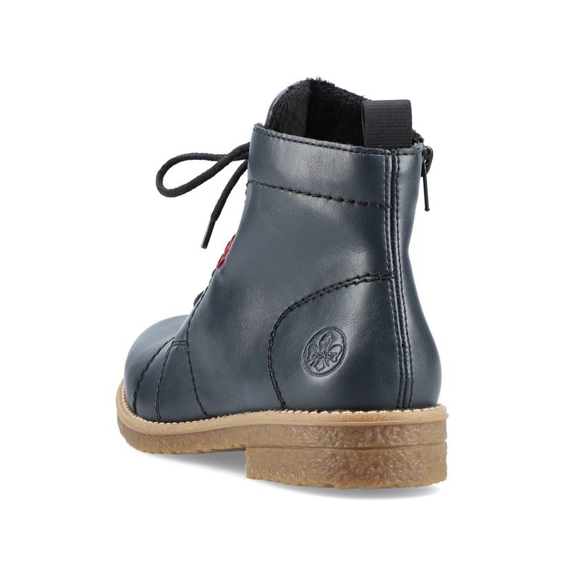 Rieker Artikelnummer 73500-14 Rieker Damen Schnürstiefel marineblau Black Friday Preise