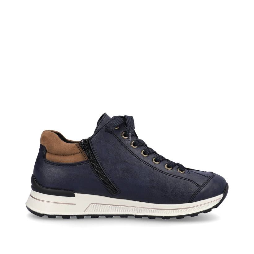 Rieker Artikelnummer N1400-14 Rieker Damen Sneaker Low pazifikblau-braun Im Verkauf